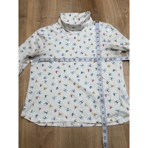 Vintage Talbots Cottagecore Turtleneck Top With Sking Small - Picture 5 of 7